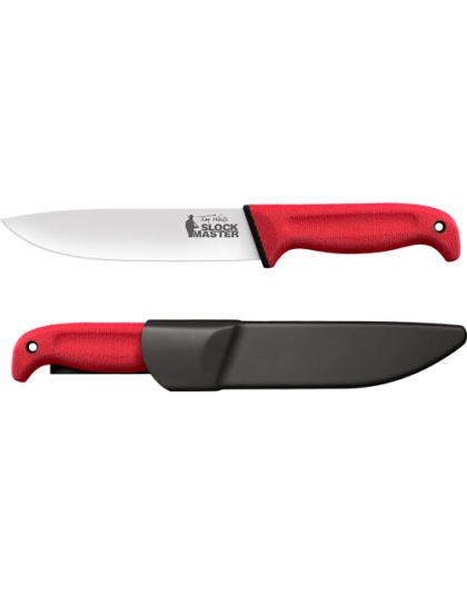 Cold Steel Slock Master 6.75" - Plain Edge Blade Red Tim Wells
