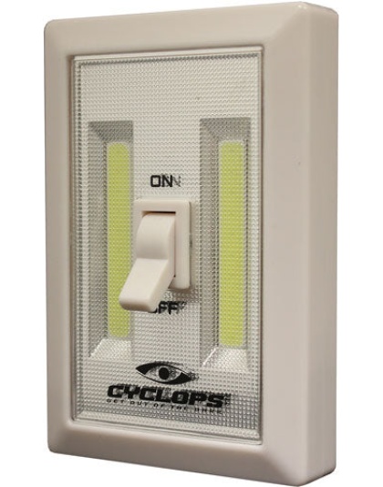 Cyclops Light Wall Switch Cob - Led 200 Lumen 2-pack Ivory