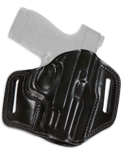 Galco Combat Master Belt Hlstr - Rh Leather Sig 320c 9-40 Black