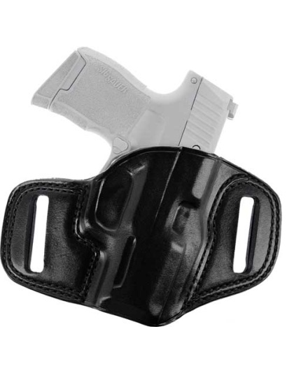 Galco Combat Master Belt Hlstr - Rh Leather Sig P365 Std-sas Bl