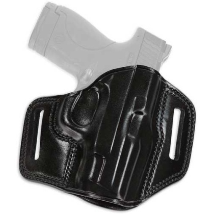 Galco Combat Master Belt Hlstr - Rh Leather 1911 4 1-4" Black