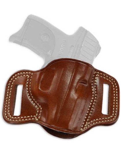 Galco Combat Master Belt Hlstr - Rh Leather 1911 4 1-4" Tan