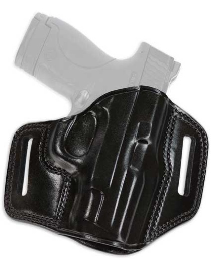 Galco Combat Master Belt Hlstr - Rh Leather Shld 9-40 & 2.0 Bl