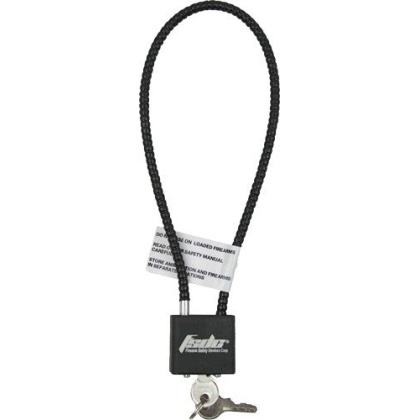 Fsdc Cable Lock 15" Coated - 1-pk W-2 Keys Ca Doj Approved