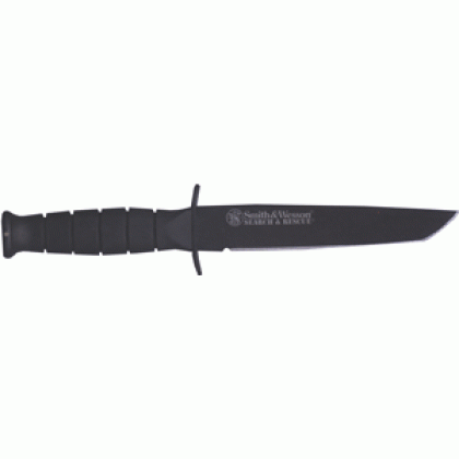 S&w Knife Ops Survival W-tanto - 6" Fixed Blade Blackened S-s