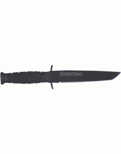 S&w Knife Ops Survival W-tanto - 6" Fixed Blade Blackened S-s