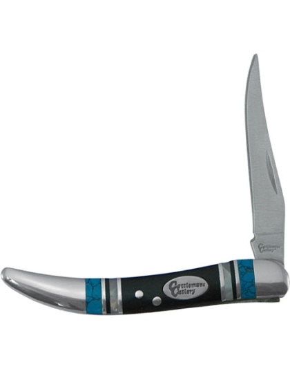 Abkt Cattlemans Cutlery 2.5" - Cheyenne Blue Horizon Toothpck