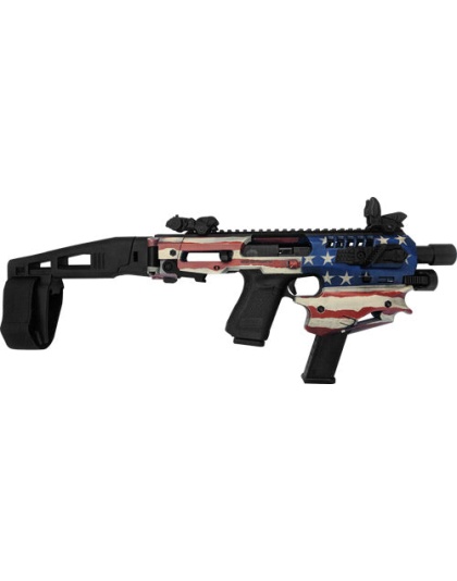 Caa Mck Micro Conversion Kit - Glock 9-40 W-brace Red-wht-bl<
