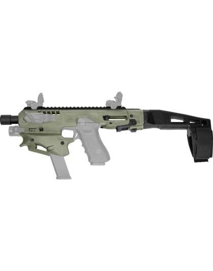 Caa Mck Micro Conversion Kit - Glock 9-40 W-brace Od Green