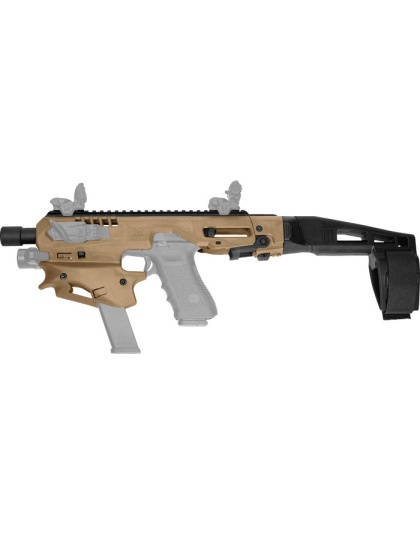 Caa Mck Micro Conversion Kit - Glock .45acp W-brace Fde-tan