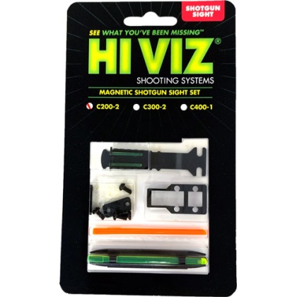 Hiviz Shotgun Deer-turkey Set - C-series 1-4" Vent Rib