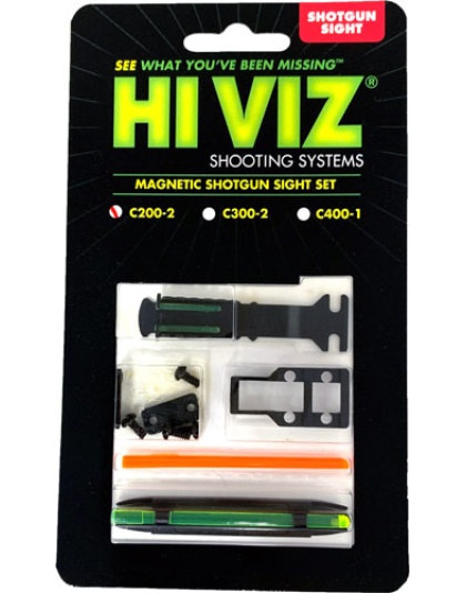 Hiviz Shotgun Deer-turkey Set - C-series 1-4" Vent Rib