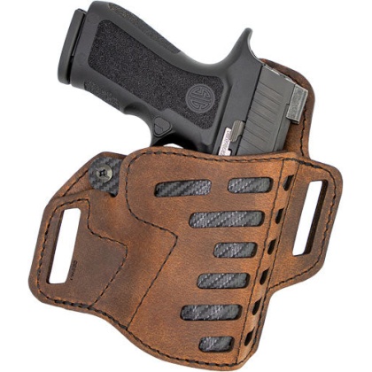 Versacarry Cmpnd Holster Owb - Kydex Lthr Rh Sub Cmpct Sz3 Br
