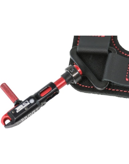 B3 Archery Release Brave - Single Jaw Swivel Stem Blk-red