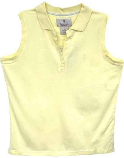 Bg Women's Sleeveless Polo - Large Chiffon<