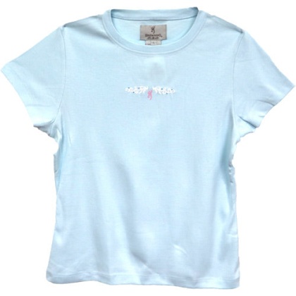 Bg Women's Ss T-shirt Exp - Scroll Medium Ice Blue<