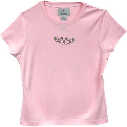 Bg Women's Ss T-shirt Alpine - Flowers Medium Blush<