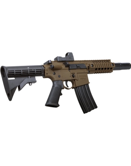 Crosman Bushmaster Mpw Co2 Air - Rifle Select Fire Black-fde