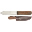 Ka-bar Becker Kephart Knife - 5.12" Bld Wlnt Hndle Lthr Shth