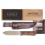 Ka-bar Becker Kephart Knife - 5.12" Bld Wlnt Hndle Lthr Shth
