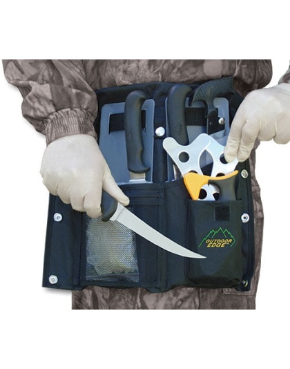 Outdoor Edge Butcher Lite 8-pc - Roll-pak Game Processing Kit