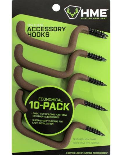 Hme Accessory Hook - Bow-gear 10pk