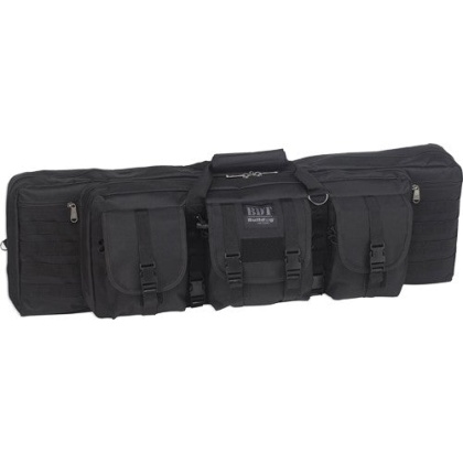 Bulldog 37" 2 Gun Tactical Cse - 3 Large Access Pockets Black
