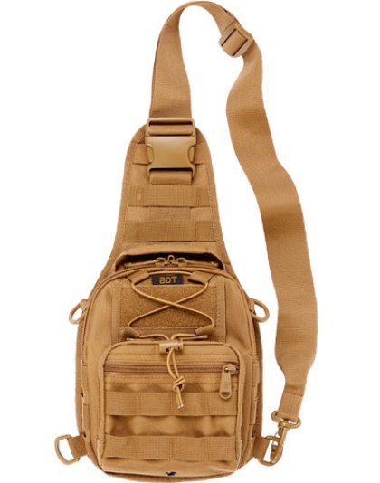 Bulldog Bdt X-small Sling Bag` - W-molle Webbing Tan