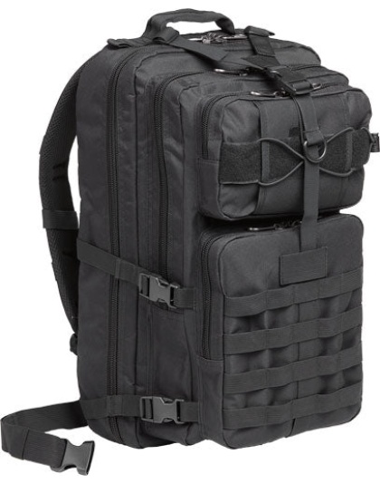 Bulldog Med Ranger Backpack - W- Molle Black