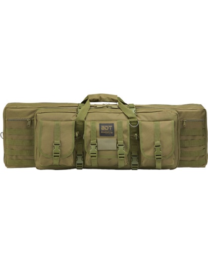 Bulldog 36" 2 Gun Tactical Cse - 3 Large Accessory Pockets Gren