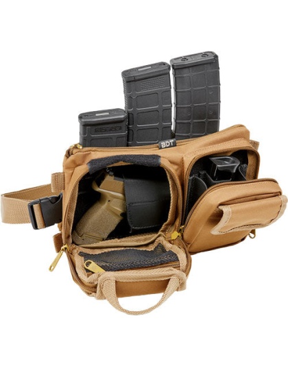 Bulldog Bdt Deluxe Satchel Go - Bag-waist Pack W-molle Tan