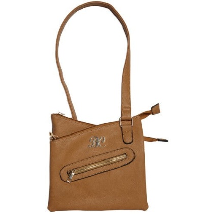 Bulldog Concealed Carry Purse - Cross Body Style Tan