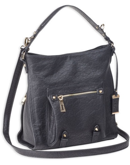 Bulldog Concealed Carry Purse - Hobo Anna Black