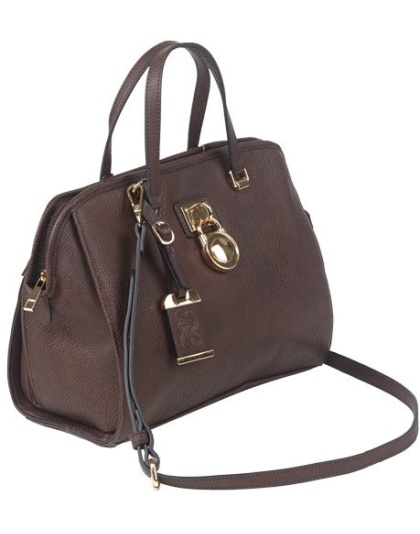 Bulldog Concealed Carry Purse - Satchel Chocolate Brown