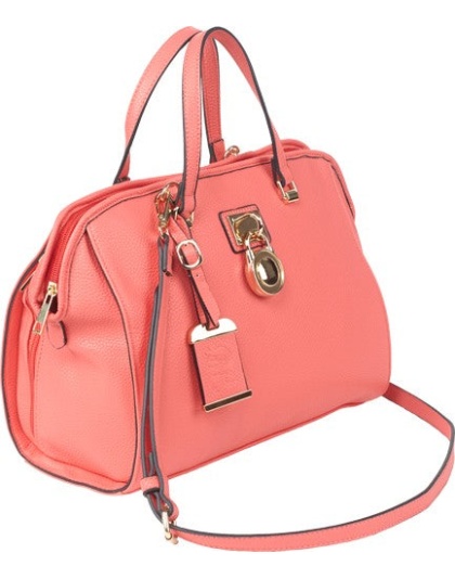 Bulldog Concealed Carry Purse - Satchel Coral