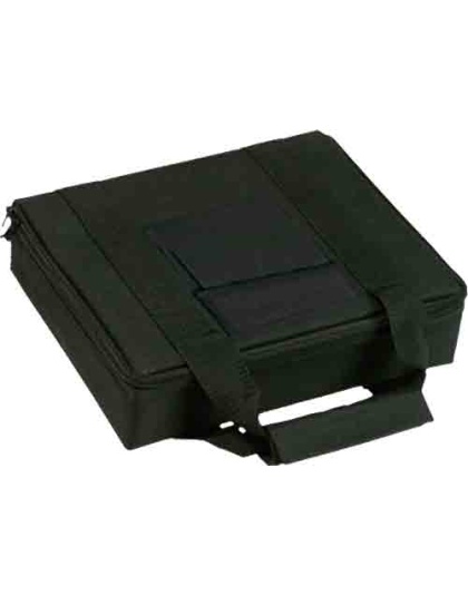 Bulldog Hard Side Nylon Case - 11"x9"x3" Black For 2 Pistols