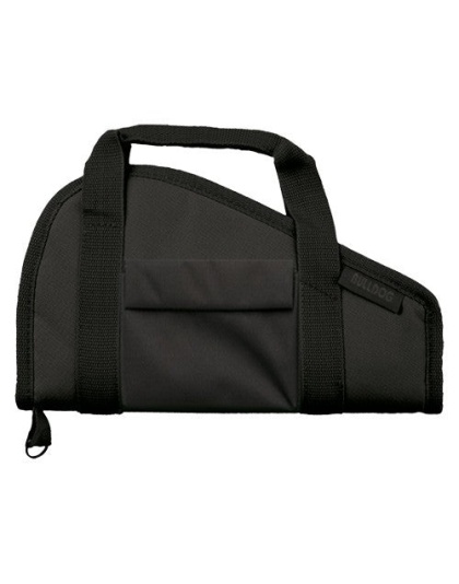 Bulldog Pistol Case 12" Black - Accessory Pocket & Carry Strap