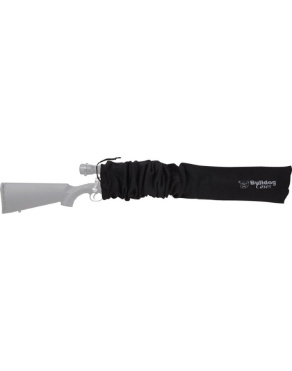 Bulldog Gun Sock 52"x6" Black - Oversized Scoped Rifle