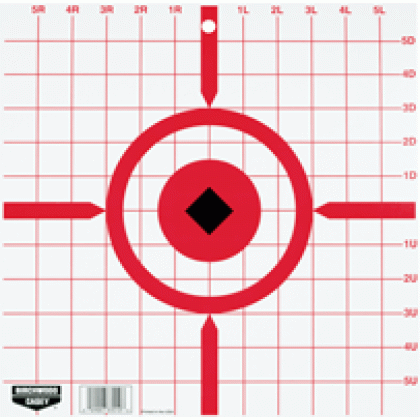 B-c Target Rigid Paper 12" - Crosshair Sight-in 10 Targets
