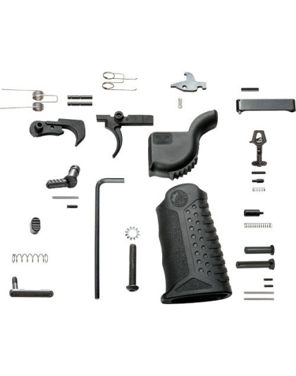 Battle Arms Enhanced Complete - Lower Parts Kit Steel Black