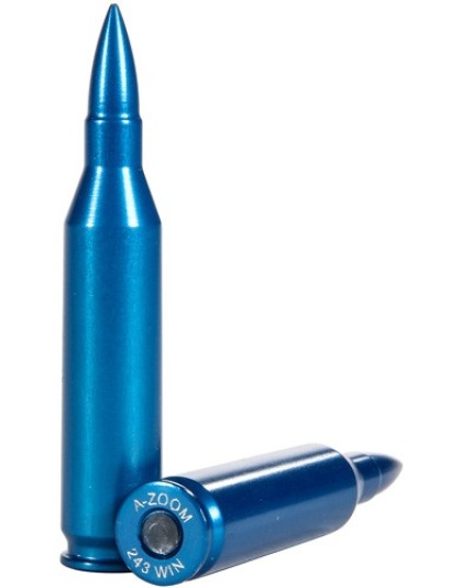 A-zoom Metal Snap Cap Blue - .243 Win 5-pack<