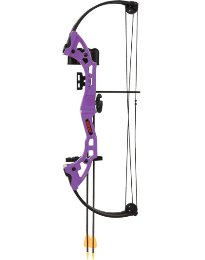 Bear Archery Youth Compound - Bow Brave Rh Purple Age 8+