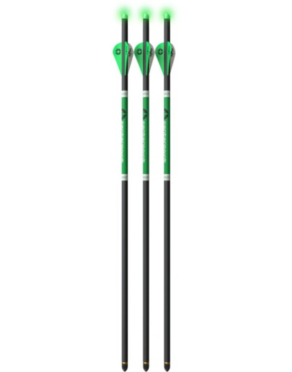 Centerpoint Xbow Arrow Cp400 - 20" W-orange Lighted Nock 3pk