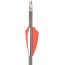 Axe Crossbow Micro Bolt .166" - W-red Lighted Nock 18" 3pk