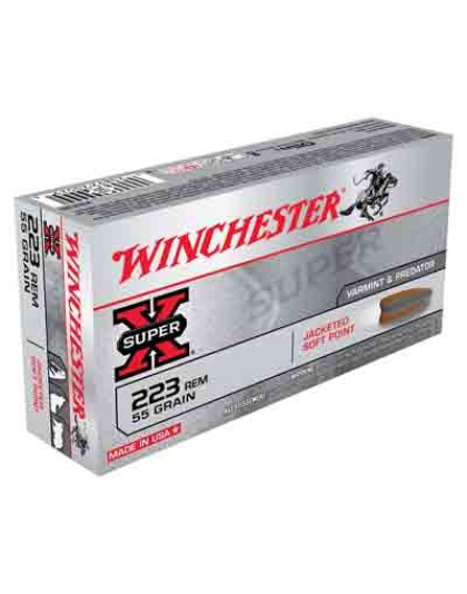 Win Ammo Super-x .223 Rem. - 55gr. Jsp 20-pack