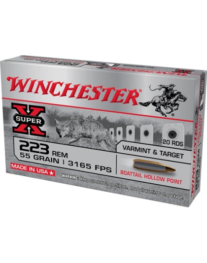 Win Ammo Super-x .223 Rem. - 55gr. Bthp 20-pack