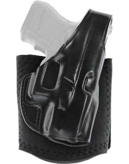 Galco Ankle Glove Holster Rh - Leather M&p Shld 9-40-45 Blk