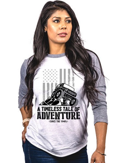 Nine Line Apparel Adventure - Women's Shirt Gray-white Xlrg