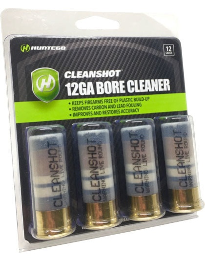 Cleanshot Shoot Through Gun - Bore Cleaner 12 Ga. 4-pack