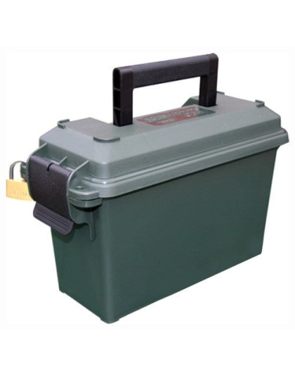 Mtm .30 Caliber Ammo Can Tall - Forest Green Lockable